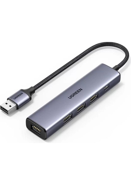 4 Portlu USB 3.0 Çoklayıcı Type-C Girişli Hub Adaptör