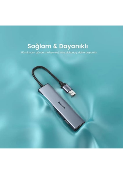 4 Portlu USB 3.0 Çoklayıcı Type-C Girişli Hub Adaptör modelleri