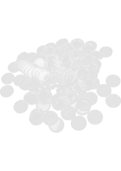 200X Clear 21MM Madeni Para Tutucusu Para Koruyucular Için Su Geçirmez (Yurt Dışından)