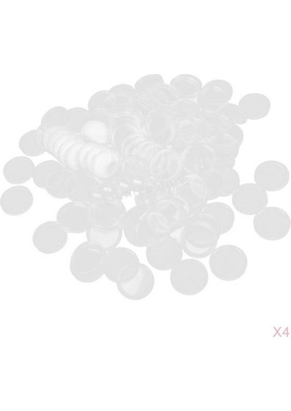 400X Temiz 21MM Para Kapsülleri Tutucu, Madeni Para Koruyucular Için Su Geçirmez Kasa (Yurt Dışından)