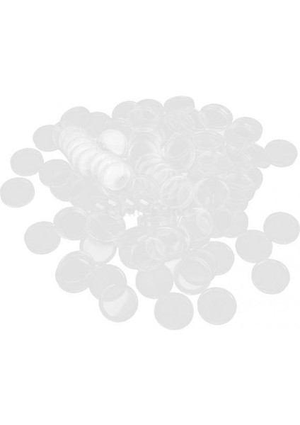 200 Adet Yuvarlak Kasa Koleksiyoncu Saklama Kutuları 32MM (Yurt Dışından)