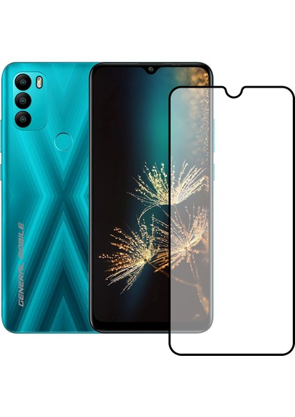 General Mobile Gm 21 Plus Ekran Koruyucu Seramik Mat Nano 9d Tam Kaplama Siyah