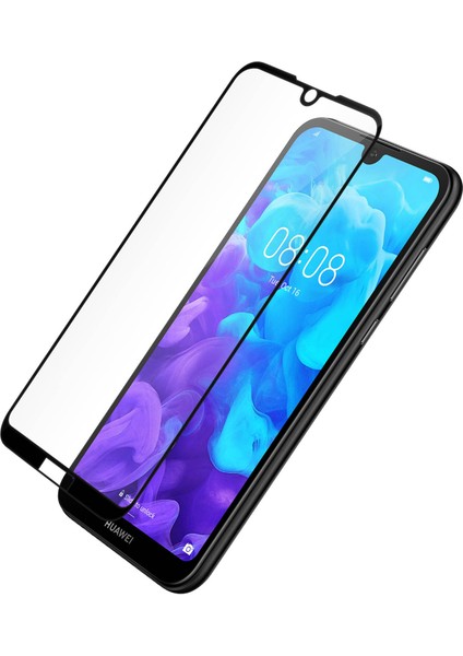 Huawei Y5 2019 Ekran Koruyucu 5d Temperli Cam Siyah