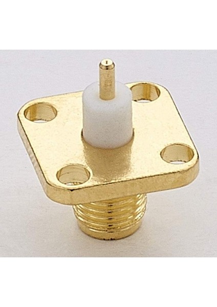 Sma Konnektör (Sma Dişi-Dışdiş) (Flanşlı 4 Delikli Düz Model)