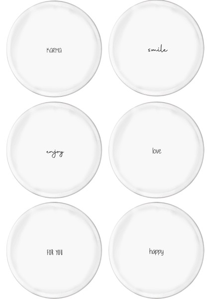 Summertime Pasta Tabağı 6 Lı Set - 19 cm fiyatları