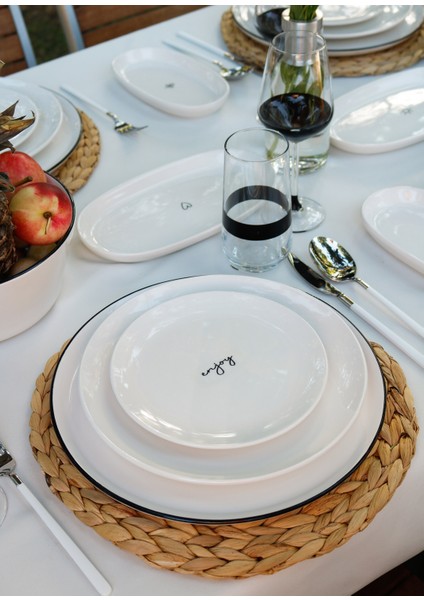 Summertime Pasta Tabağı 6 Lı Set - 19 cm fırsatları