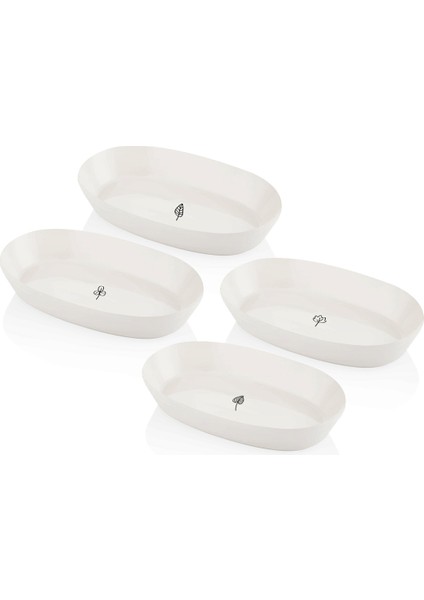 Summertime Oval Servis - 17 cm 4 Lü Set fiyatları