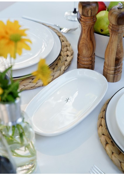 Summertime Oval Servis - 26CM 2 Li Set modelleri
