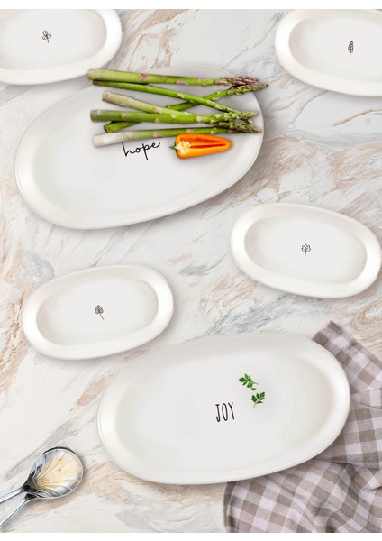 Summertime Oval Servis - 29CM 2 Li Set indirimleri