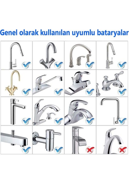 3 Fonksiyonlu Krom Kaplama Oynar Musluk Başlığı modelleri