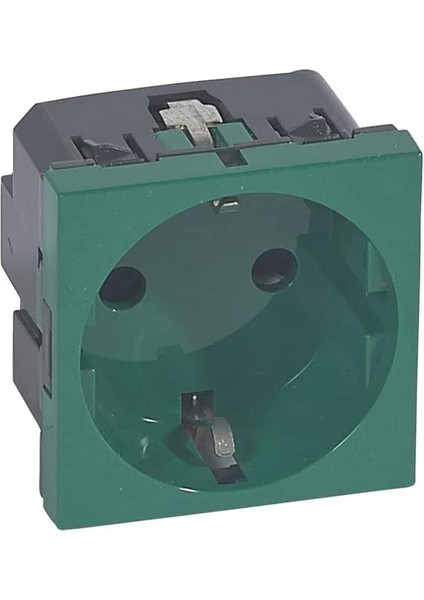 Priz 2p+T Seri Mosaic Iı Yeşil (Legrand 077216)