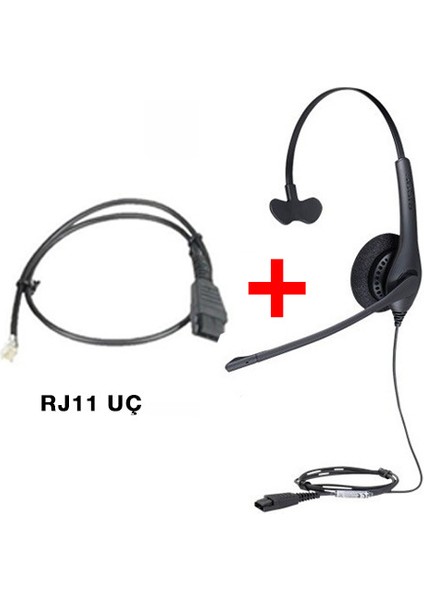 Mono Qd Nc Mikrofonlu Kulaklık Bız 1500