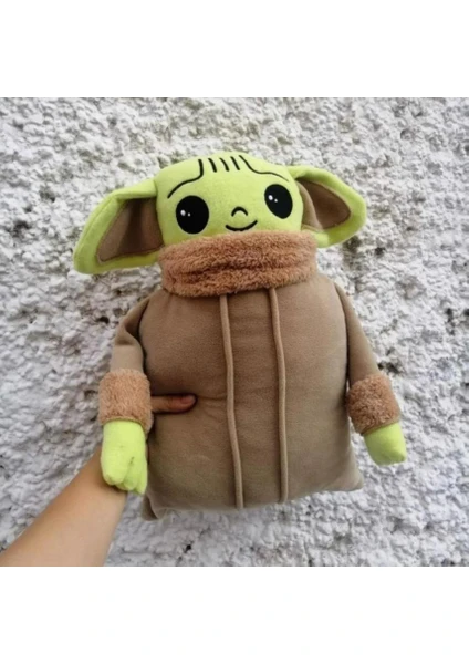 Masho Trend 45 cm Bebek Yoda Peluş Yastık - Baby Yoda Peluş - Star Wars Peluş