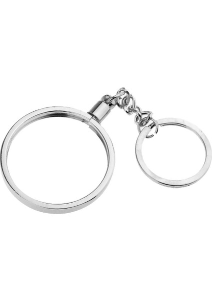 10 Adet Dıy Keychain Para Toplama Anahtar Zinciri Anahip Kara Kolye Cazibesi 40MM (Yurt Dışından)