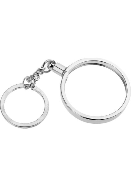 10 Adet Dıy Keychain Para Toplama Anahtar Zinciri Anahip Kara Kolye Cazibesi 40MM (Yurt Dışından)