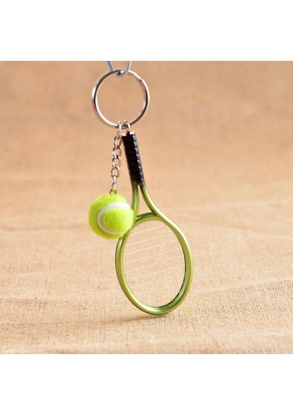 Mini Tenis Top Raket Kolye Anahtarlık Anahtar Zinciri Yeşil ve Kırmızı (Yurt Dışından) indirimleri