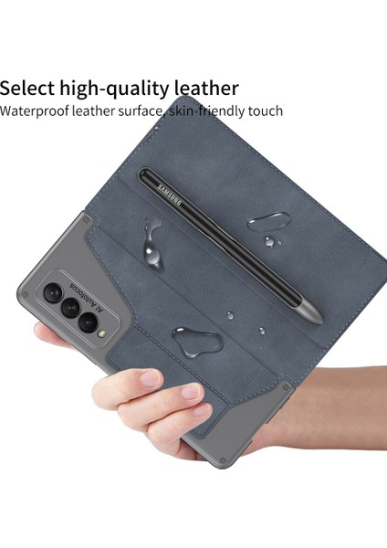 Samsung Galaxy Z Fold 4 Zırh Pu Deri Tam Koruma Cep Telefonu Kılıfı (Yurt Dışından) fiyatları