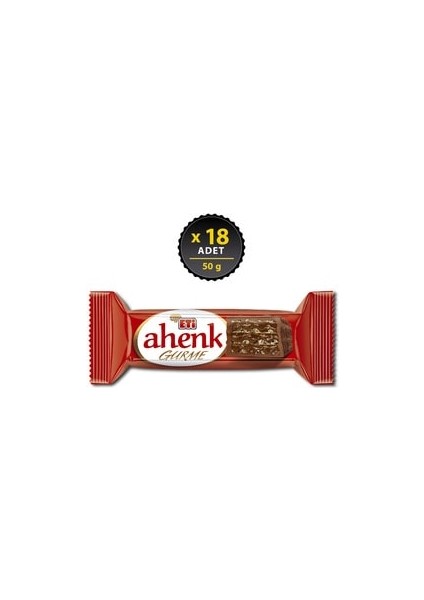 Ahenk Gurme Gofret 50 G x 18 Adet