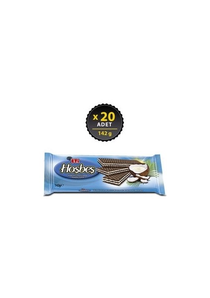 Hoşbeş Hindistan Cevizli 142 G x 20 Adet