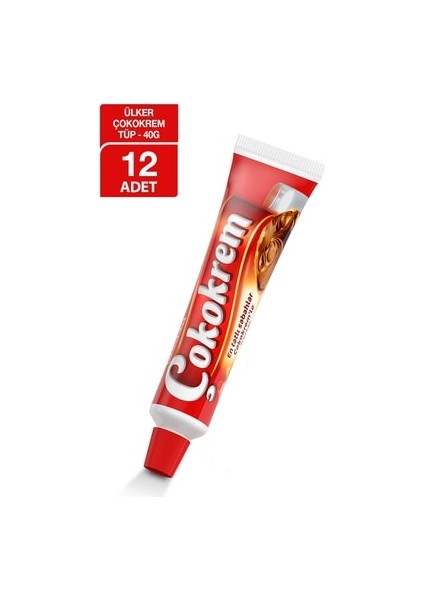 Çokokrem Tüp 40GR x 12 Adet