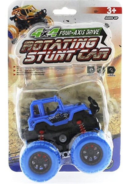 Stunt Car Sürtmeli Akrobat Jeep - Yeşil