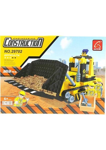 Construction Inşaat Dozer Blok Seti - 368 Parça