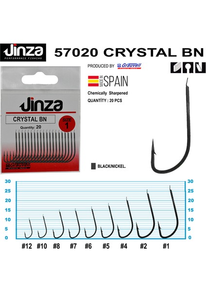 57020 Crystal Bn Olta Iğnesi 20 Adet 6