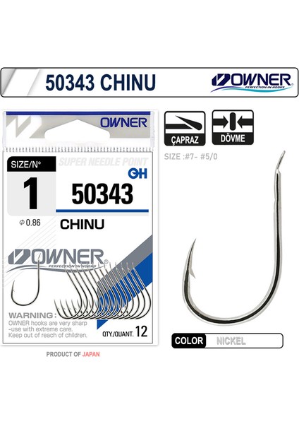 50343 Chinu White Iğne 3-0