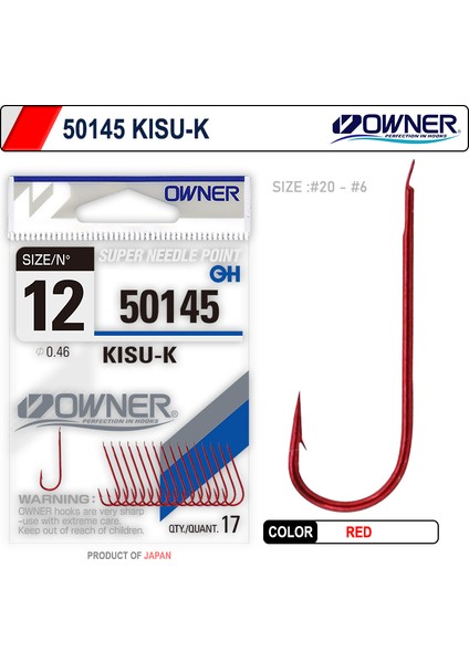 50145 Kisu-K Red Iğne 8