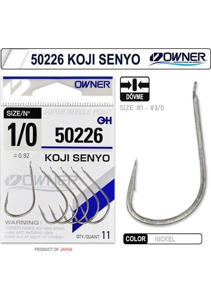 50226 Koji Senyo White Iğne 2-0