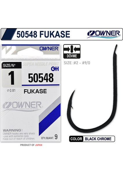 50548 Fukase Black Iğne 1