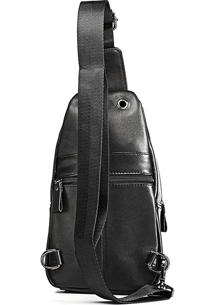 Erkekler Çok Fonksiyonlu Crossbody Çanta Siyah(Yurt Dışından)