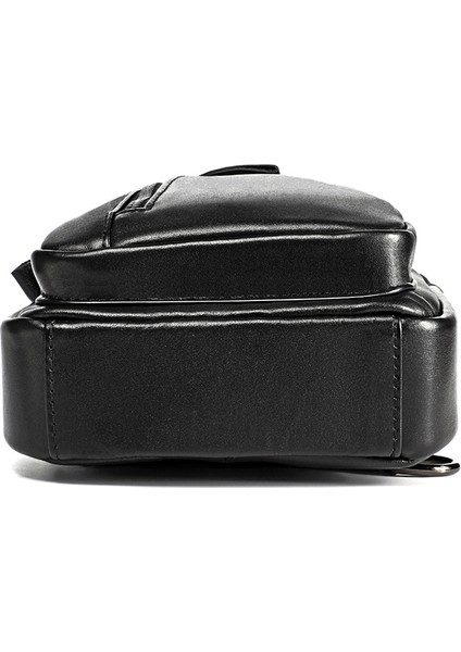 Erkekler Çok Fonksiyonlu Crossbody Çanta Siyah(Yurt Dışından)