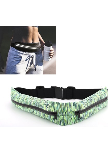 YS13 Açık Hava Sporu Bel Çantası Yeşil