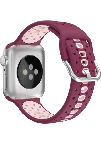 Apple Watch Için 2 Adet Izleme Bantları, Spesifikasyon: 38/40MM S Gri+Beyaz(Yurt Dışından)