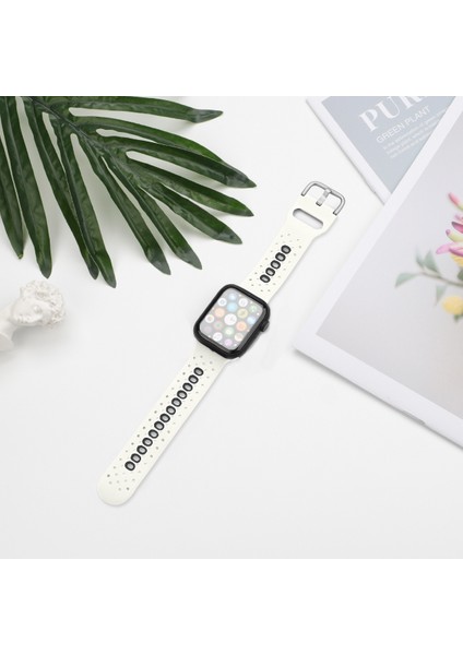 Zsunsky Shop Apple Watch S 4 & 5 & 6 Için Bantlar Izleyin, Özellikler: 40MM Beyaz+Siyah