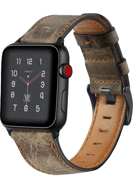 Zsunsky Shop Apple Watch S 6 & Se & 5 & 4 40MM /3 & 2 ve 1 38MM Için Izle Band Kahve Kahverengi