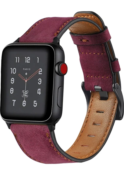 Zsunsky Shop Apple Watch S 6 & Se & 5 & 4 40MM /3 & 2 ve 1 38MM Için Izle Band Kırmızı Gül