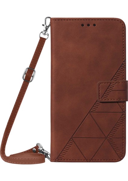 Xiaomi Mi 10 5g Kahverengi Için Crossbody Case