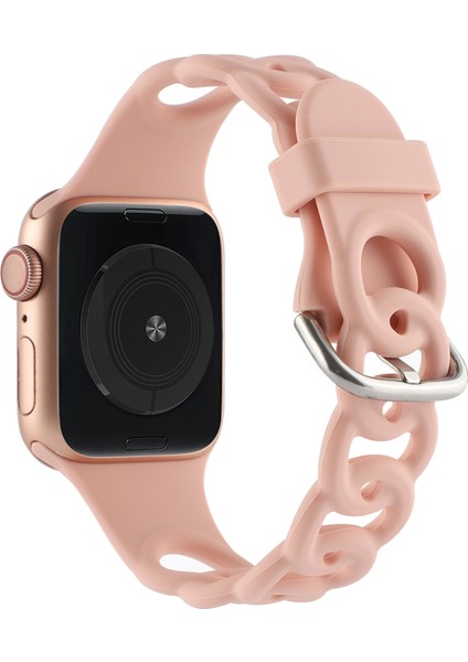 Apple Watch 7 45MM / 6 & Se & 5 & 4 44MM / 3 & 2 ve 1 42MM Için Kayış Pembe fiyatları