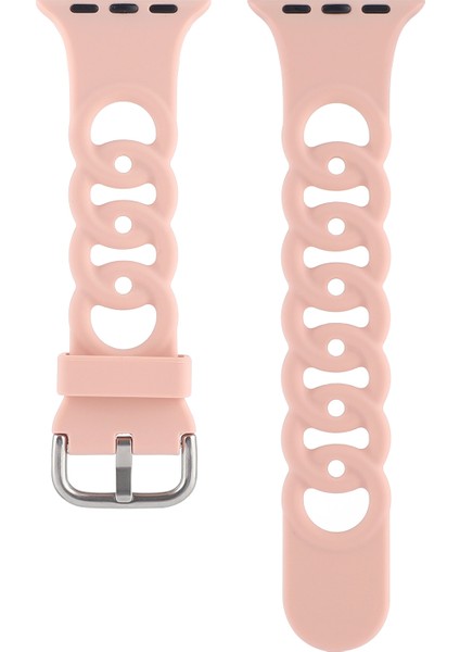 Apple Watch 7 45MM / 6 & Se & 5 & 4 44MM / 3 & 2 ve 1 42MM Için Kayış Pembe indirimleri