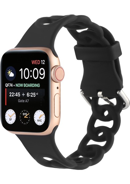 Apple Watch 7 45MM / 6 & Se & 5 & 4 44MM / 3 & 2 ve 1 42MM Için Kayış Sarı(Yurt Dışından)