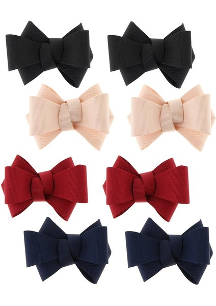 8x Şerit Bowknot Ayakkabı Klipleri Bayanlar Diy Ayakkabı Toka Klipli Balo Palavatları (Yurt Dışından)
