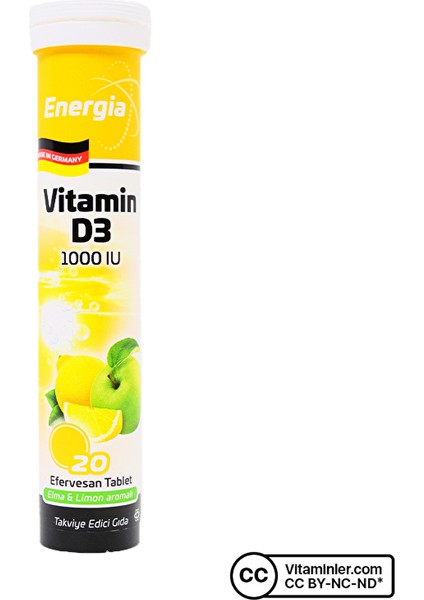 Vitamin D3 1000 Iu Efervesan Tablet