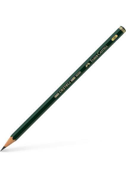 Faber Castell 9000 Yeşil Seri Dereceli Eskiz Çizim Kalemi 2b
