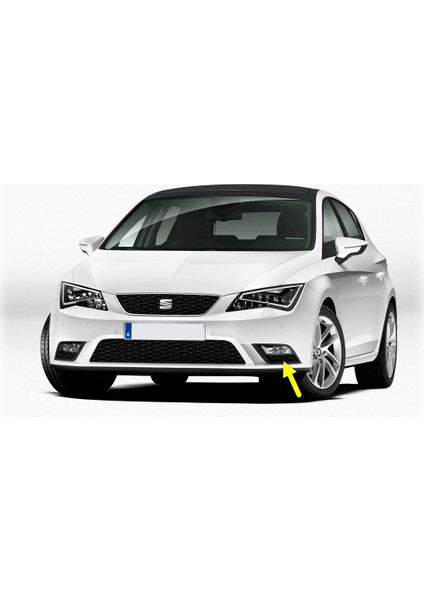 Seat Leon Mk3 2013-2016 Ön Tampon Sol Sis Farı Çerçevesi Kapağı Kapak Izgarası 5F0853665A