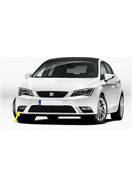 Seat Leon Mk3 2013-2016 Ön Tampon Sağ Sis Farı Çerçevesi Kapağı Kapak Izgarası 5F0853666A