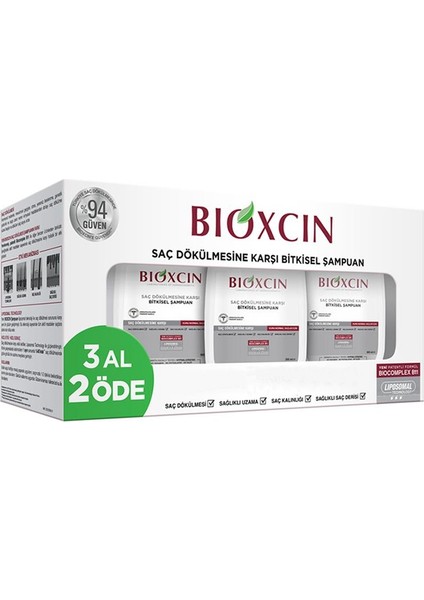 E2'Quality Bioxcin Genesis Kuru ve Normal Saçlar Için Şampuan 3 x 300ML | 3 Al 2 Öde
