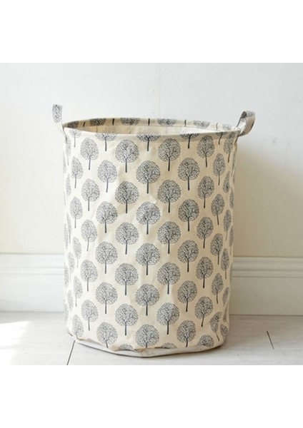 35X45CM Katlanır Drawstring Kirli Giysiler Çamaşır Sepeti Sarı (Yurt Dışından)