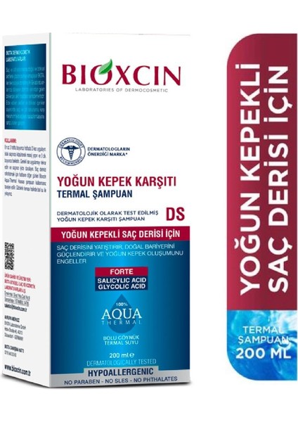 E2'Quality Bioxcin Aqua Thermal Yoğun Şampuan Ds 200ML